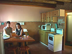 Mabevonne self catering chalet kitchen in Nelspruit